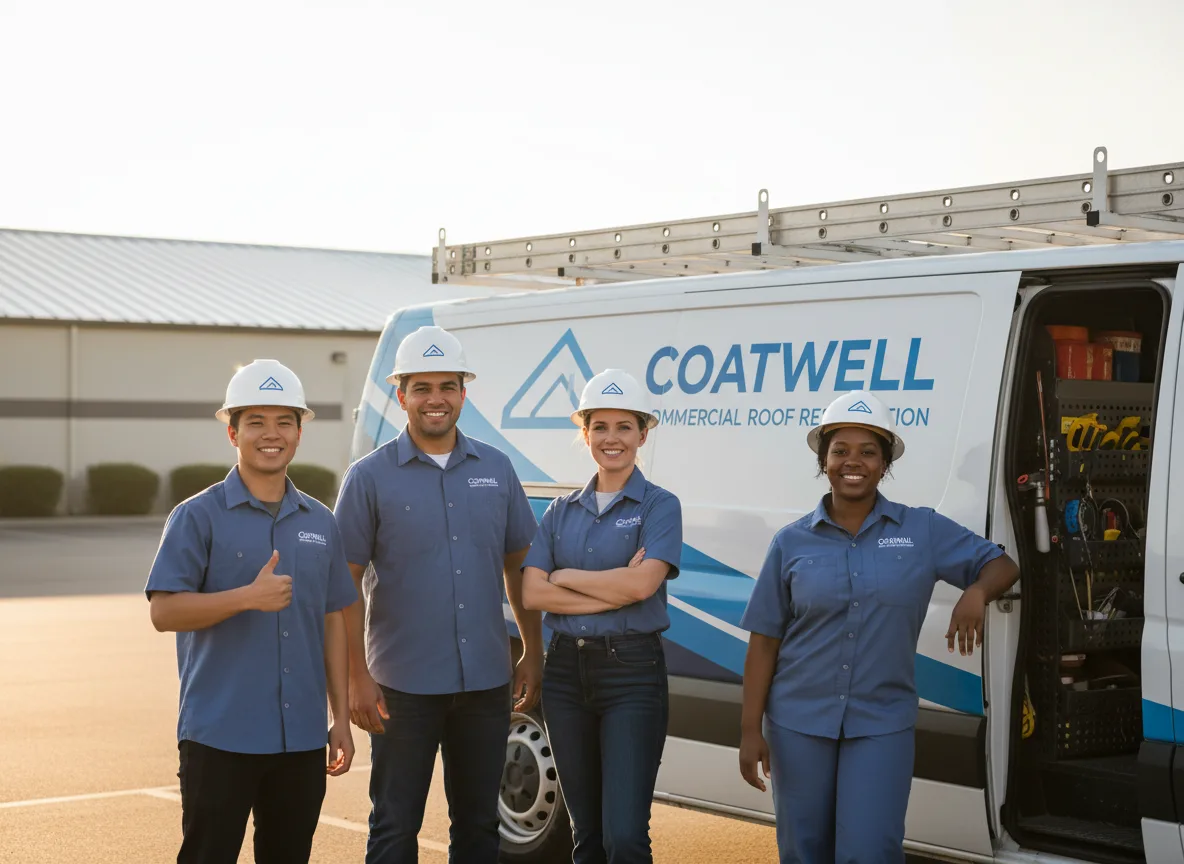 Commercial roof coating company in Freedom, NH